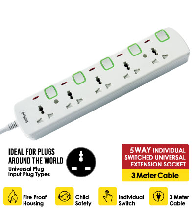5W Extension Socket