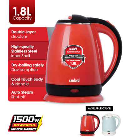 [SF3341EK] 1.8L Electric Kettle