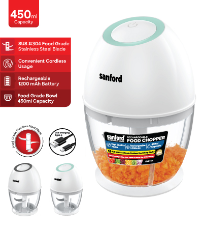 [SF6814FP] Rechargeable Food Chopper